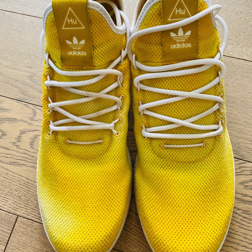 Pharrell Williams Adidas Sneakers Men’s 10, Yellow